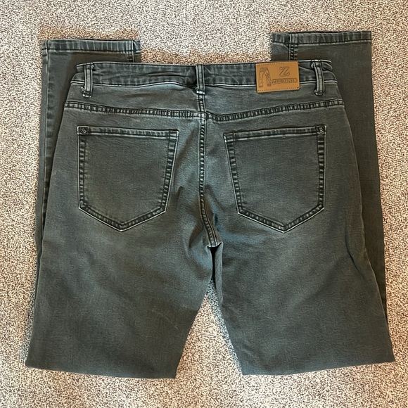 ZLZ Denim Men’s Slim Straight Jeans - Picture 2 of 6